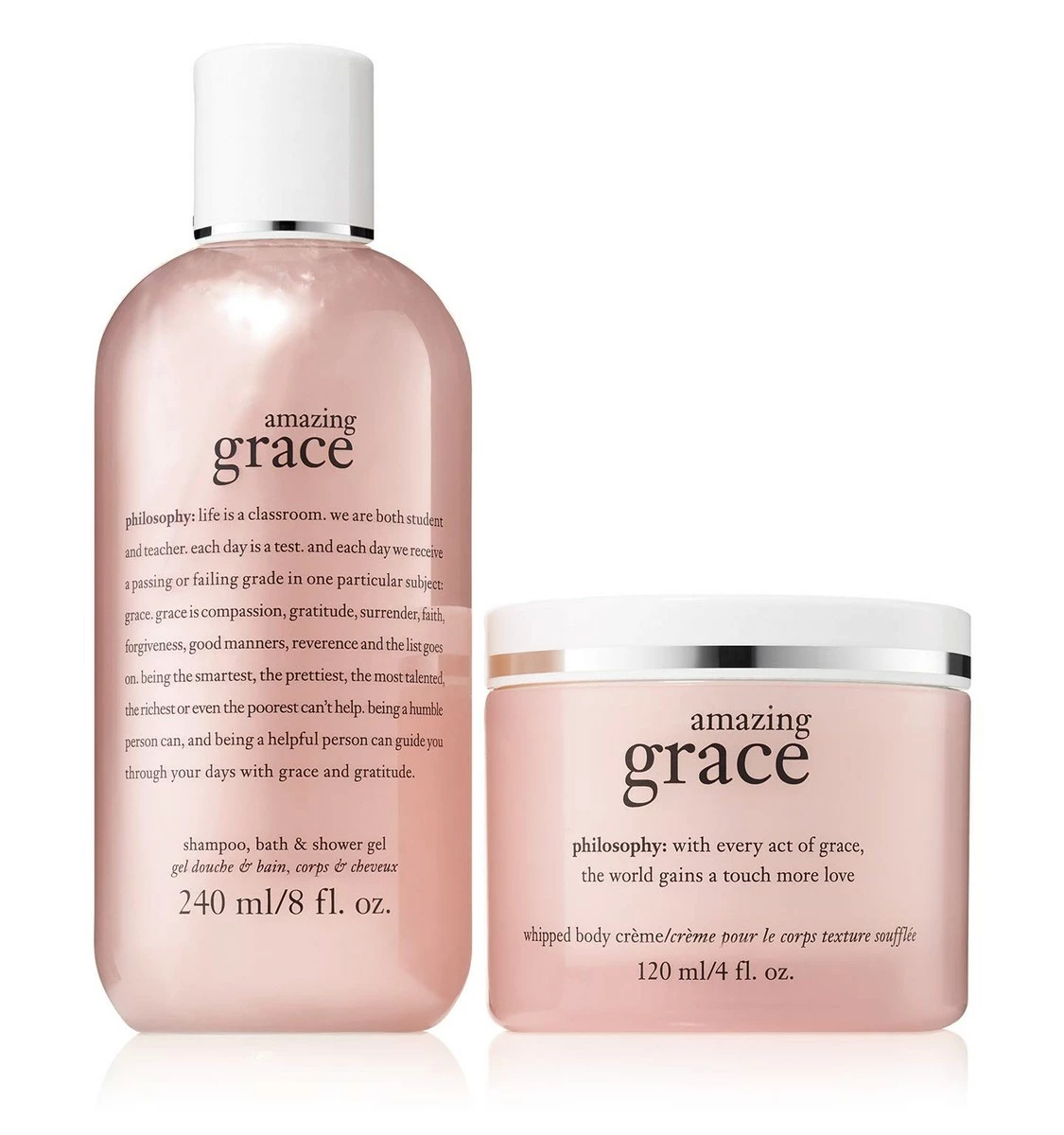 Philosophy You're Amazing Gift Set - 2 Piece Set Amazing Grace 8oz Shampoo, Bath & Shower Gel And 4oz Amazing Grace Whipped Body Creme, 12 Oz 6 Philosophy You're Amazing Gift Set - 2 Piece Set Amazing Grace 8oz Shampoo, Bath & Shower Gel And 4oz Amazing Grace Whipped Body Creme, 12 Oz - Image 4