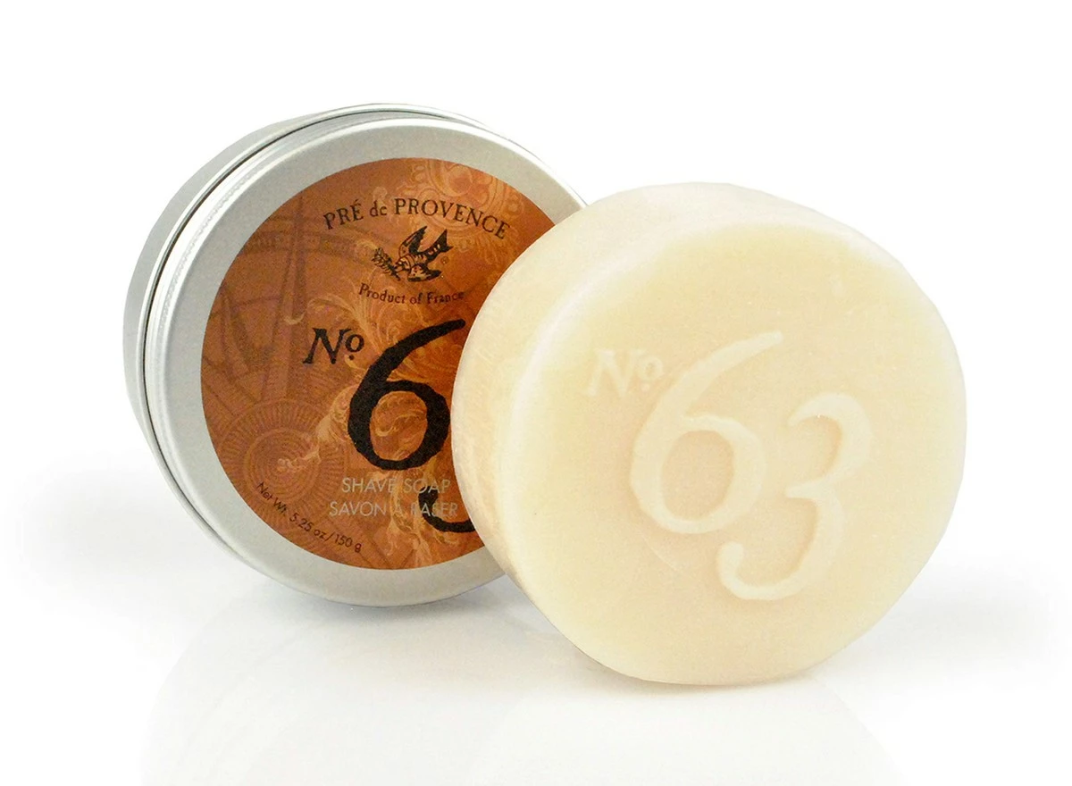 Pre De Provence Store No. 63 Men's 150 Shave Soap With Tin, Aromatic, Warm, & Spicy Masculine Fragrance, Quad-Milled For Long Lasting Soap & Enriched With Shea Butter 3 Pre De Provence Store No. 63 Men's 150 Shave Soap With Tin, Aromatic, Warm, & Spicy Masculine Fragrance, Quad-Milled For Long Lasting Soap & Enriched With Shea Butter