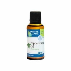 Earth's Care Pure Peppermint Essential Oil, Steam-Distilled, Bottled In USA (1 Bottle)