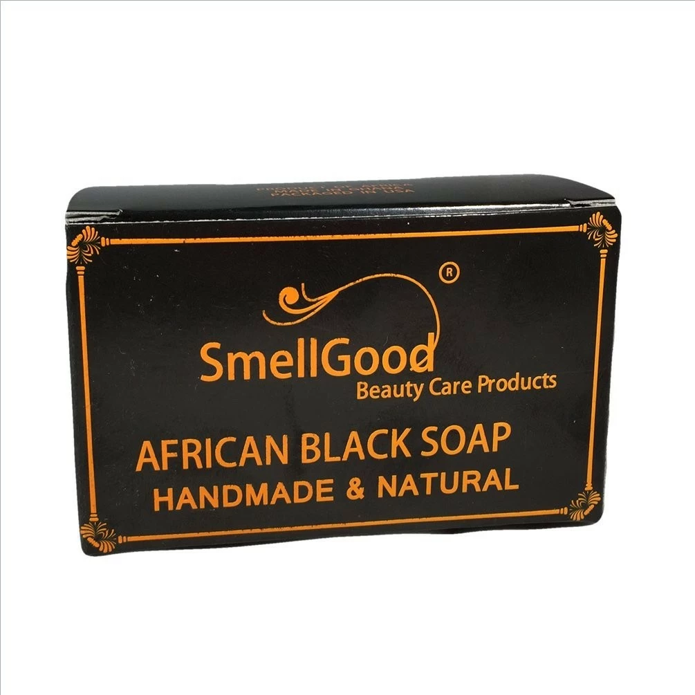 SmellGood - African Black Soap, Totally Natural, Best Quality, Raw And Organic Soap, Great For Body And Face Wash, Imported From Ghana, 1 LB Bar, 5 Units Set 3 SmellGood - African Black Soap, Totally Natural, Best Quality, Raw And Organic Soap, Great For Body And Face Wash, Imported From Ghana, 1 LB Bar, 5 Units Set