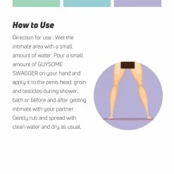 GUYSOME Men's Intimate Wash For Daily Hygiene, Balls Wash For Men Genital Area Care, PH Balance For Sensitive Skin With Vitamin E & Sea Buckthorn 3.38 FL Oz 100ML (Strawberry) -Moisturizers Sales d2qrj0wposjwv7ac1kgpf958qd2x