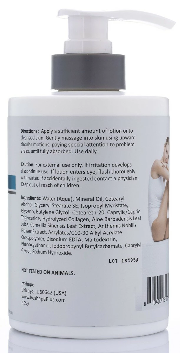 Reshape+ Store Collagen Body Cream Moisturizing, Tightening Cellulite Cream Improves Elasticity, Plumps Sagging Skin (Two - 15oz) 5 Reshape+ Store Collagen Body Cream Moisturizing, Tightening Cellulite Cream Improves Elasticity, Plumps Sagging Skin (Two - 15oz) - Image 3