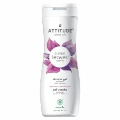 ATTITUDE Super Hypoallergenic Body Wash Soothing, White Tea Leaves, 16 Fl Oz