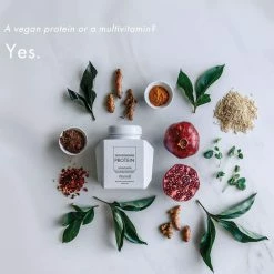 WelleCo | Nourishing Protein | Premium Organic Sprouted Brown Rice & Pea Protein | Vanilla Flavour | 1kg Pouch | Refill For Your Glass Caddy -Moisturizers Sales dc90dj2nx26zgdh98r7shfz46to5