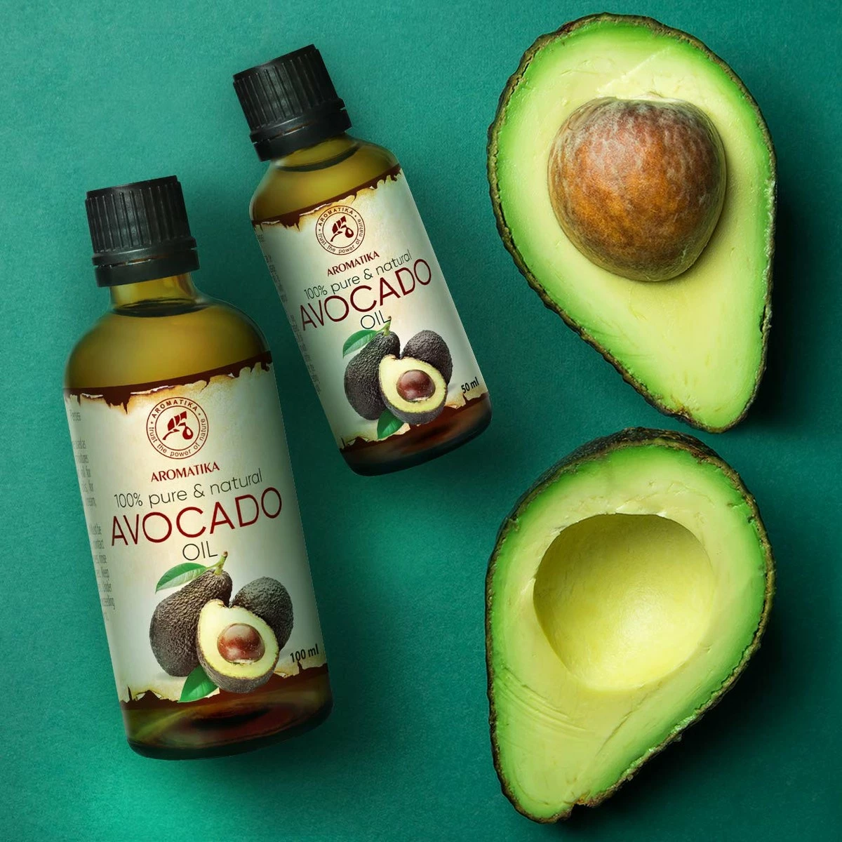 AROMATIKA Avocado Oil 1.7 Oz - 50ml - Persea Gratissima Oil - South Africa - 100% Pure & Natural - Best Benefits For Skin - Hair - Body - Face Care - Massage 7 AROMATIKA Avocado Oil 1.7 Oz - 50ml - Persea Gratissima Oil - South Africa - 100% Pure & Natural - Best Benefits For Skin - Hair - Body - Face Care - Massage - Image 5