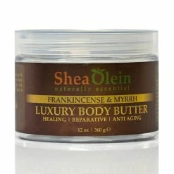 Shea Olein Luxury Body Butter (Frankincense - Myrrh Luxury Body Butter (12oz))