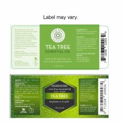 Tea Tree (Melaleuca) Essential Oil, 1 Fl Oz With Dropper - Therapeutic Grade For Your Face, Skin, Hair And Diffuser - Natural Treatment For Acne, Toenails, Skin Tag Removal - By Pure Body Naturals -Moisturizers Sales divgbdyyjj8geftgcn6o3f1xyq83