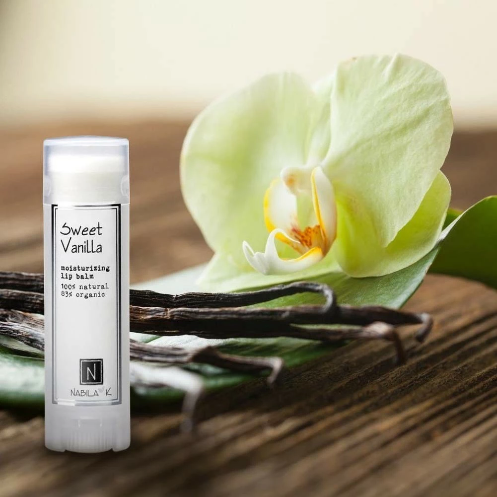 N Nabila K Organic Lip Balm, Nourishing, Moisturizing, Revitalizing, Soothes Chapped Lips, All Natural, Sweet Vanilla (.15 Oz.), Single 4 N Nabila K Organic Lip Balm, Nourishing, Moisturizing, Revitalizing, Soothes Chapped Lips, All Natural, Sweet Vanilla (.15 Oz.), Single - Image 2