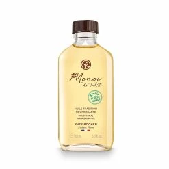 YR YVES ROCHER Store Yves Rocher Monoï Traditional Deep Nourishing Oil For Body And Hair With 97% Monoï From Tahiti, Tiare Flower Fragrance, Dermatologically Tested, 100 Ml Bottle