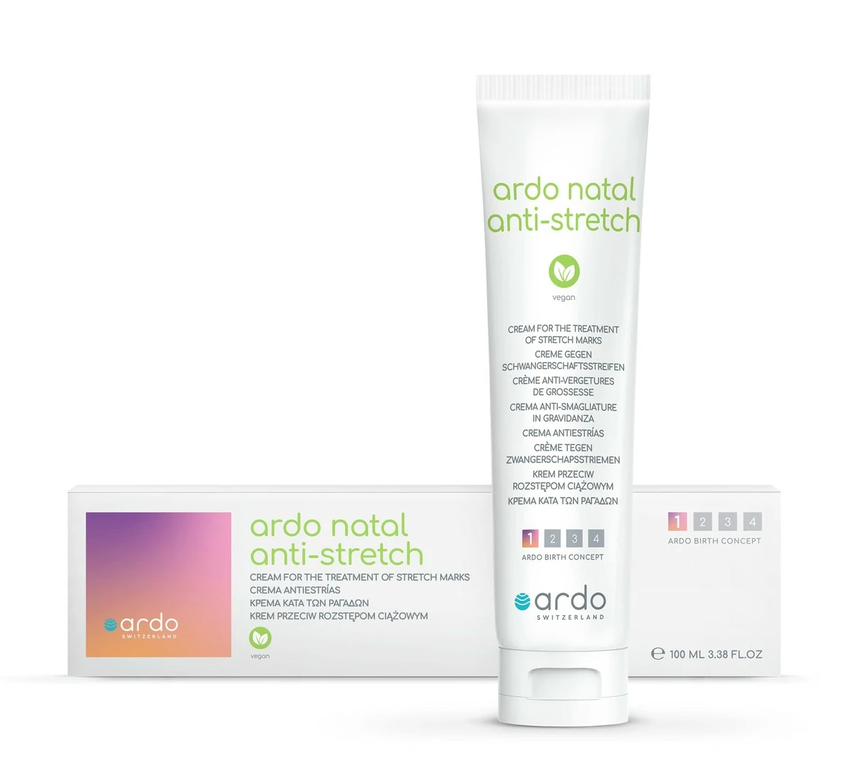 Ardo Natal Anti-Stretch Mark Cream (100ml/3.4 Fl.oz), Helps Prevent And Reduce The Appearance Of Stretch Marks During Pregnancy And After Birth, Hyaluronic Acid-Based To Stimulate Growth Of New Cells, All Natural, Cruelty-free & Vegan, No Animal Testing 3 Ardo Natal Anti-Stretch Mark Cream (100ml/3.4 Fl.oz), Helps Prevent And Reduce The Appearance Of Stretch Marks During Pregnancy And After Birth, Hyaluronic Acid-Based To Stimulate Growth Of New Cells, All Natural, Cruelty-free & Vegan, No Animal Testing