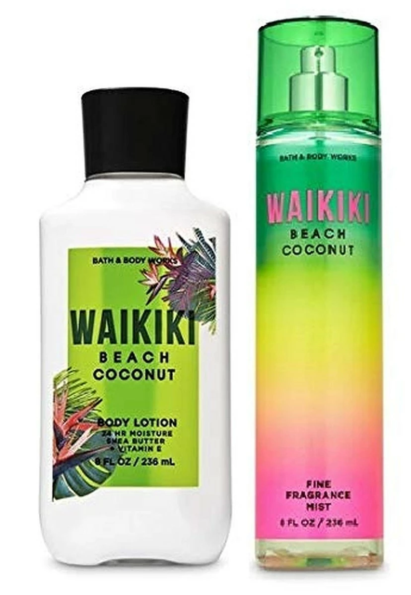Bath & Body Works Bath And Body Works Waikiki Beach Coconut - Body Lotion And Fragrance Mist 3 Bath & Body Works Bath And Body Works Waikiki Beach Coconut - Body Lotion And Fragrance Mist