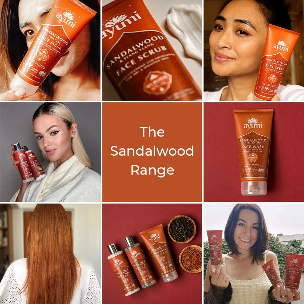 Ayumi Store Ayumi Sandalwood & Ylang Ylang Body Scrub. Vegan, Cruelty-Free, Dermatologically-Tested, 3 X 200ml 6 Ayumi Store Ayumi Sandalwood & Ylang Ylang Body Scrub. Vegan, Cruelty-Free, Dermatologically-Tested, 3 X 200ml - Image 4