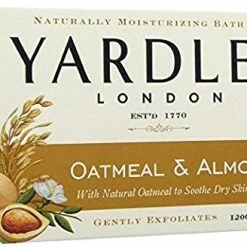 Yardley London Oatmeal And Almond Naturally Moisturizing Bath Bar, 4.25 Oz. (Pack Of 24)