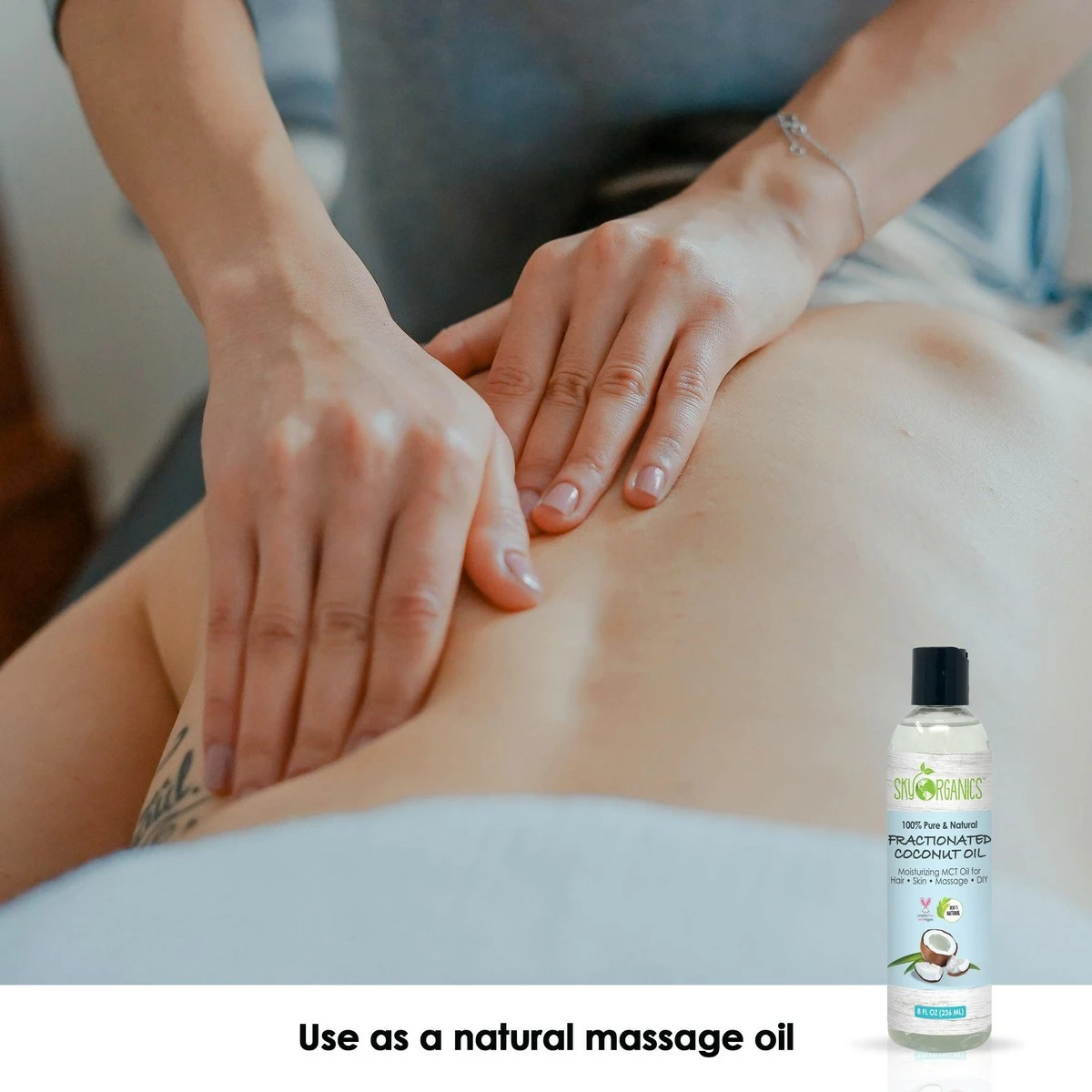 Fractionated Coconut Oil By Sky Organics (8 Oz) Natural Fractionated Coconut Oil MCT Oil Moisturizing Coconut Carrier Oil Body Oil Coconut Makeup Remover Coconut Oil For Hair Skin DIY Fragrance Free 4 Fractionated Coconut Oil By Sky Organics (8 Oz) Natural Fractionated Coconut Oil MCT Oil Moisturizing Coconut Carrier Oil Body Oil Coconut Makeup Remover Coconut Oil For Hair Skin DIY Fragrance Free - Image 2