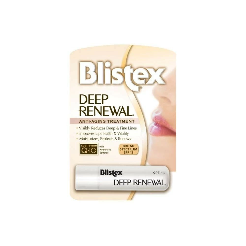 Blistex Deep Renewal Anti-Aging Treatment Lip Protectant/Sunscreen SPF 15 (Value Pack Of 3) 3 Blistex Deep Renewal Anti-Aging Treatment Lip Protectant/Sunscreen SPF 15 (Value Pack Of 3)