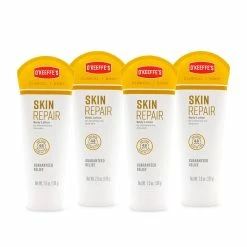 O´Keeffe´s O'Keeffe's Skin Repair Body Lotion And Dry Skin Moisturizer, 7 Ounce Tube, (Pack Of 4)
