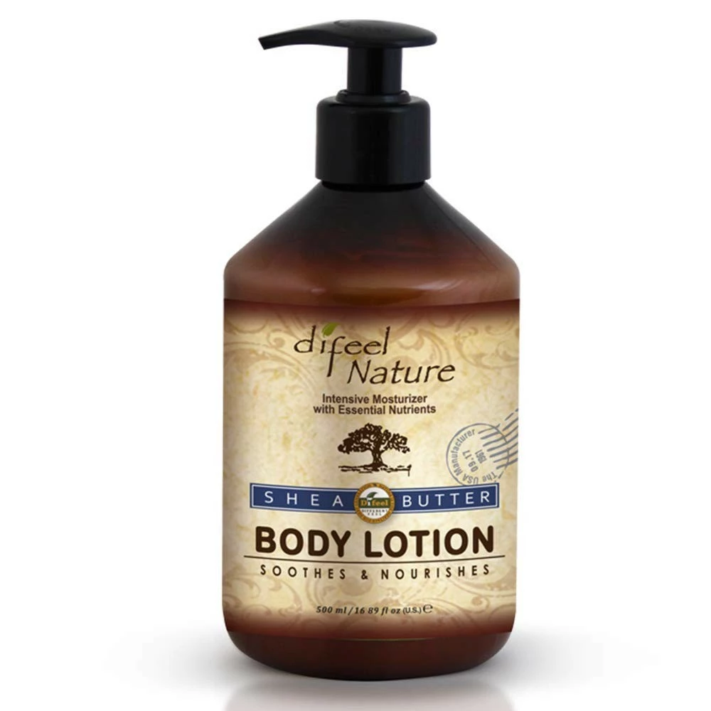 Difeel Nature Moisturizing Body & Hand Lotion - Shea Butter 16.9 Ounce (2-PACK) 3 Difeel Nature Moisturizing Body & Hand Lotion - Shea Butter 16.9 Ounce (2-PACK)