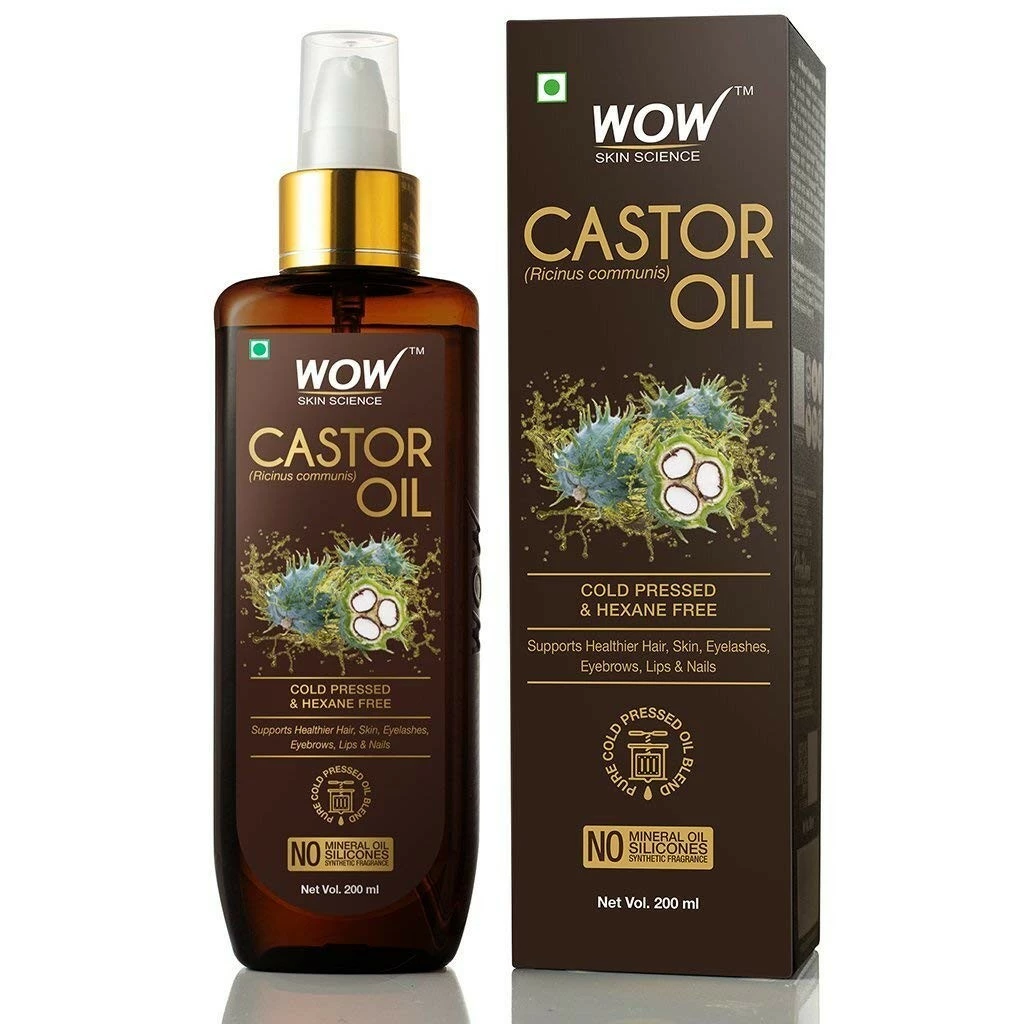 BUYWOW WOW Castor Oil, Cold Pressed For Hair, Nails, Eyebrow, And Eyelash Growth For Women And Men, Intense Moisturizer For Dry Hair & Skin, Rapid Eyelashes Boost, 100% Pure Castor Oil, Hexane Free, 200ml 3 BUYWOW WOW Castor Oil, Cold Pressed For Hair, Nails, Eyebrow, And Eyelash Growth For Women And Men, Intense Moisturizer For Dry Hair & Skin, Rapid Eyelashes Boost, 100% Pure Castor Oil, Hexane Free, 200ml