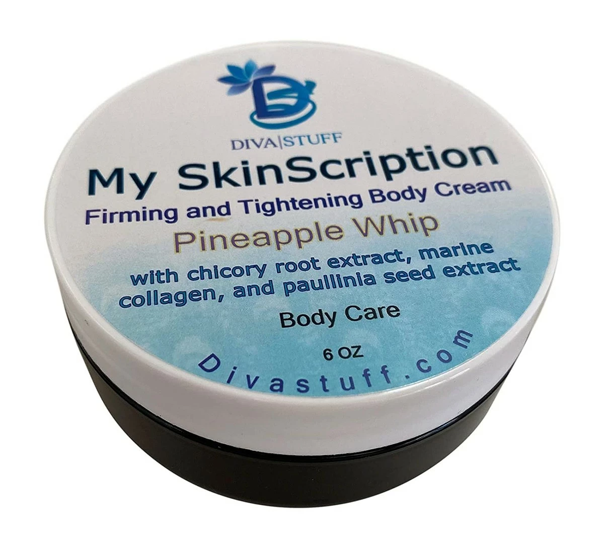Diva Stuff Store Firming And Tightening Body Cream. Pineapple Whip Scent With Chicory Root Extract And Marine Collagen, By Diva Stuff, 4oz 3 Diva Stuff Store Firming And Tightening Body Cream. Pineapple Whip Scent With Chicory Root Extract And Marine Collagen, By Diva Stuff, 4oz