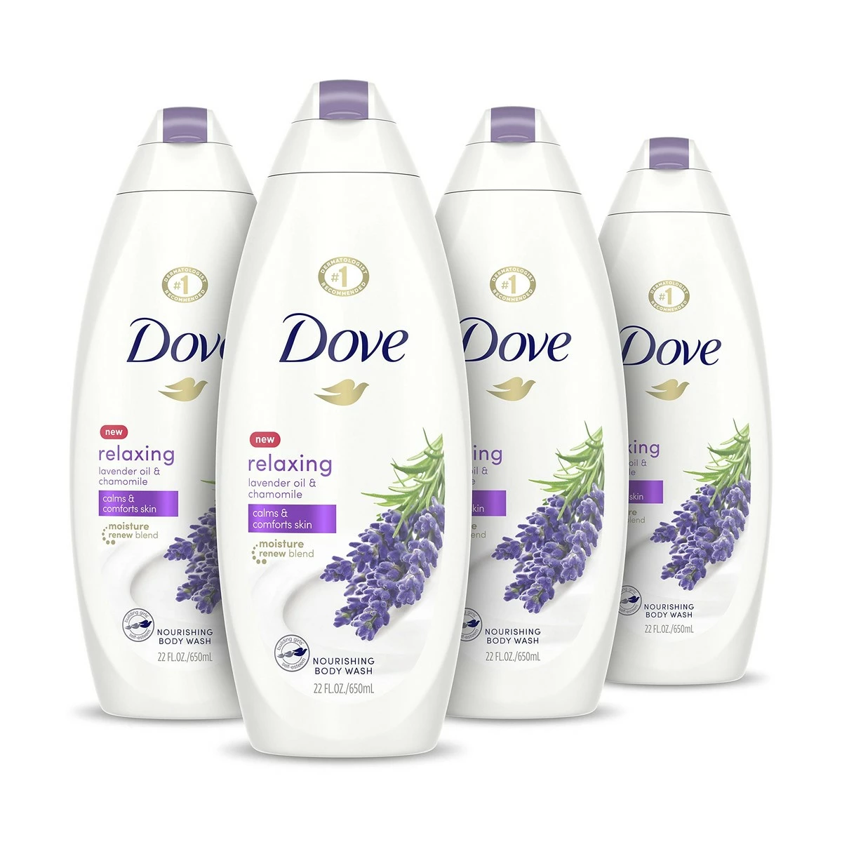 Dove Store Dove Body Wash For Softer And Smoother Skin After Just One Use Lavender Oil And Chamomile Stress Relieving And Calming 22 Oz, 4 Count 3 Dove Store Dove Body Wash For Softer And Smoother Skin After Just One Use Lavender Oil And Chamomile Stress Relieving And Calming 22 Oz, 4 Count