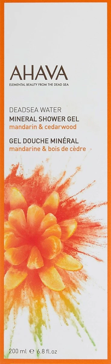 AHAVA 200 Ml Mineral Shower Gel Mandarin/Cedarwood, 6.8 Fl Oz 4 AHAVA 200 Ml Mineral Shower Gel Mandarin/Cedarwood, 6.8 Fl Oz - Image 2