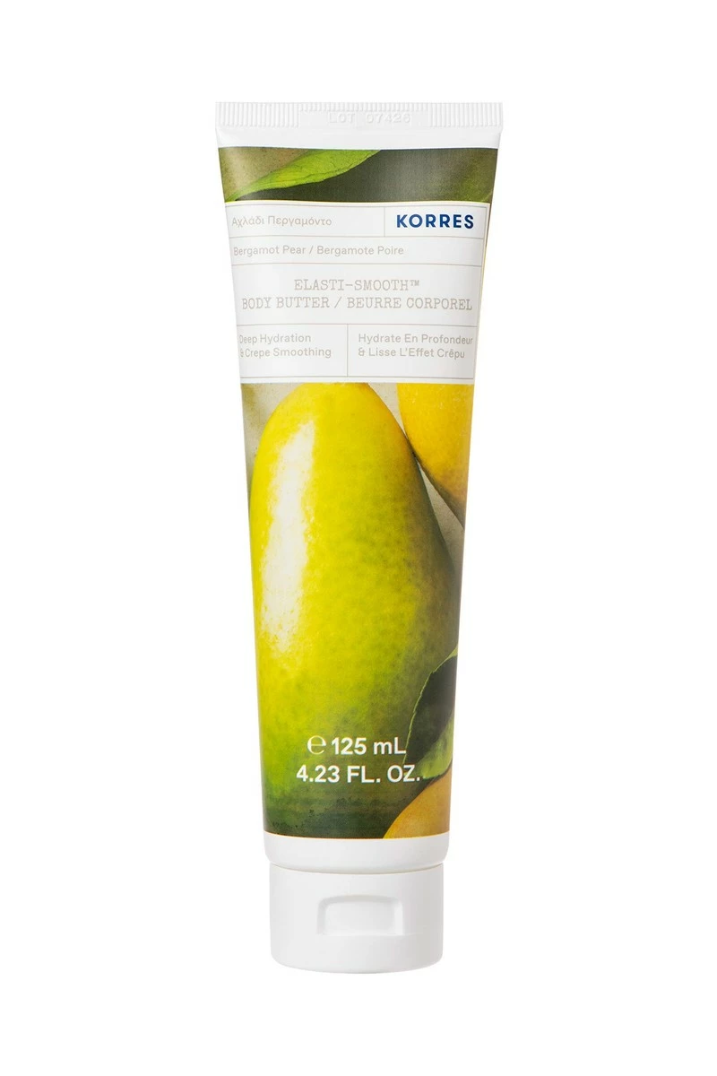 KORRES ELASTI-SMOOTH BERGAMOT PEAR BODY BUTTER 125ML 3 KORRES ELASTI-SMOOTH BERGAMOT PEAR BODY BUTTER 125ML