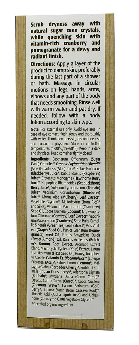 Eminence Cranberry Pomegranate Sugar Scrub 8.4 Ounce 6 Eminence Cranberry Pomegranate Sugar Scrub 8.4 Ounce - Image 4