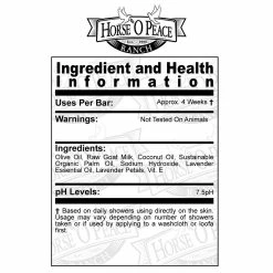 Horse 'O Peace Ranch Handmade Herbal 100% Raw Goat Milk Lavender Soap 3 PACK (4.5oz./Bar) 9 Horse 'O Peace Ranch Handmade Herbal 100% Raw Goat Milk Lavender Soap 3 PACK (4.5oz./Bar) -Moisturizers Sales ewtgypxsxxn2ja61q5wg2f0y7b14