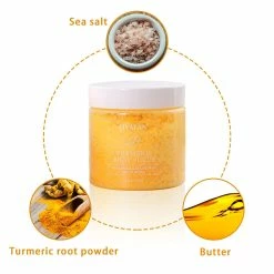 Boen Turmeric Body Scrub - Turmeric And Natural Salt Facial Body Scrubs For Soften Cutin, Reduce Dull And Body Care 10 Boen Turmeric Body Scrub - Turmeric And Natural Salt Facial Body Scrubs For Soften Cutin, Reduce Dull And Body Care -Moisturizers Sales ezt4s71e3jlg92upcrhti33ztdgx