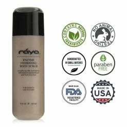 RAYA Enzyme Hydrating Body Scrub 8 Oz Orange Vanilla Scent (S-104) | Gentle And Exfoliating Body Scrub | Made With Seaweed, Jojoba Beads, And Fruit Enzymes -Moisturizers Sales fk09ic7ctnxr8xm7jir4zvntel9e