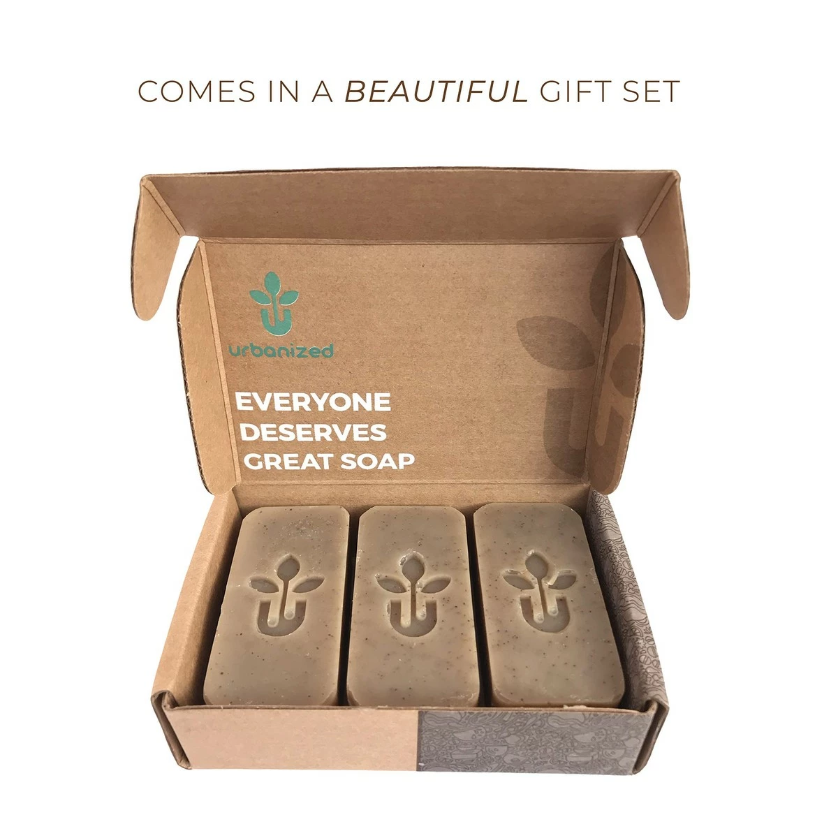 Urbanized Beauty Handmade Natural Coffee Firming Exfoliating Soap Scrub Skin Care Gift Set - Cocoa Vanilla - Face Hand Body Bath Accessories Cleanser (Loofah Alt) - Men Women - 3 Soaps 2 Oz Bar Gifts - Gentle Scent 8 Urbanized Beauty Handmade Natural Coffee Firming Exfoliating Soap Scrub Skin Care Gift Set - Cocoa Vanilla - Face Hand Body Bath Accessories Cleanser (Loofah Alt) - Men Women - 3 Soaps 2 Oz Bar Gifts - Gentle Scent - Image 6