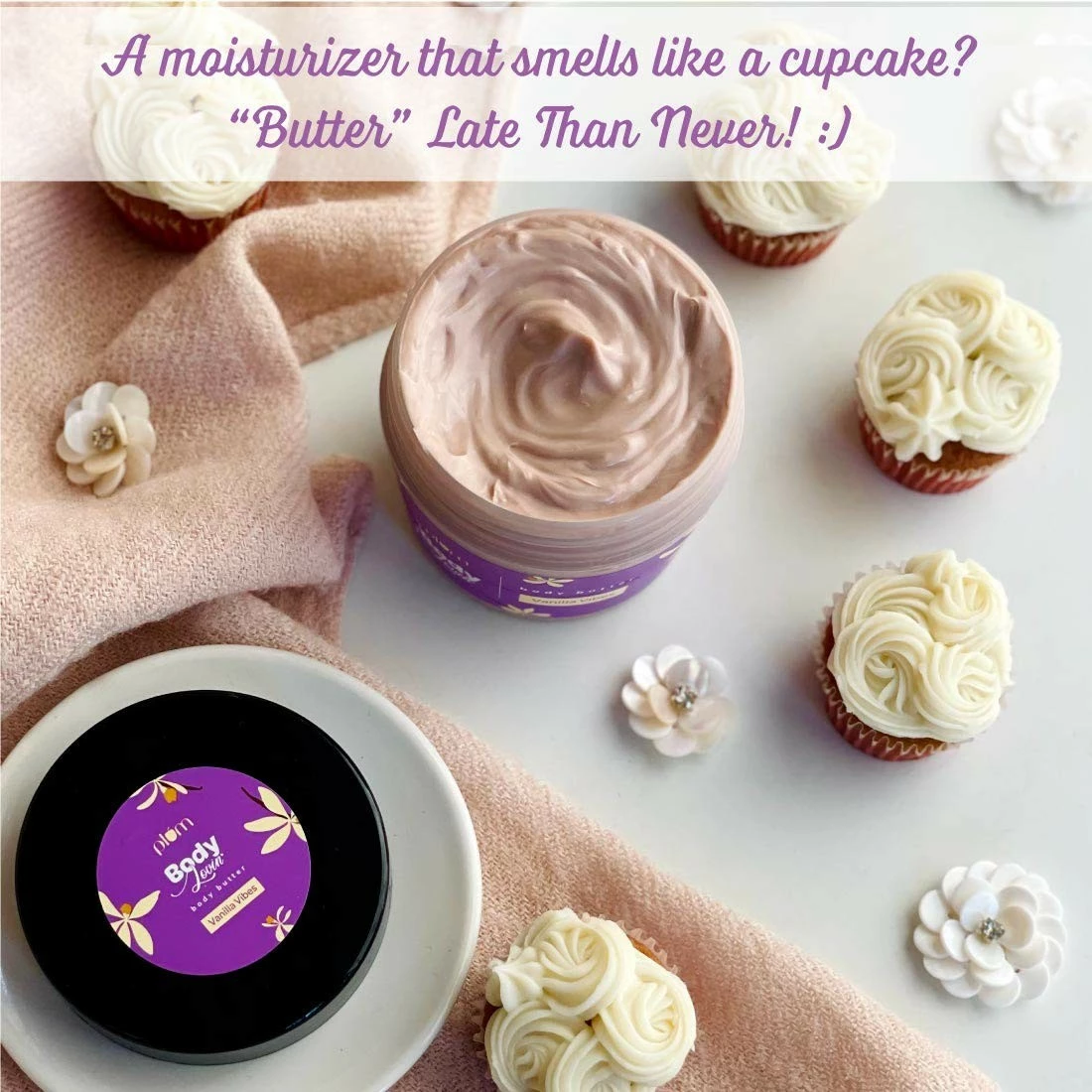 Plum Store Plum Body Butter, Brazilian Seed Oil & Shea Butter, Deeply Moisturization, Very Dry Skin, BodyLovin' Vanilla Vibes Body Butter, Soothing & Rejuvenating, All-Season (7.05 Oz) 6 Plum Store Plum Body Butter, Brazilian Seed Oil & Shea Butter, Deeply Moisturization, Very Dry Skin, BodyLovin' Vanilla Vibes Body Butter, Soothing & Rejuvenating, All-Season (7.05 Oz) - Image 4