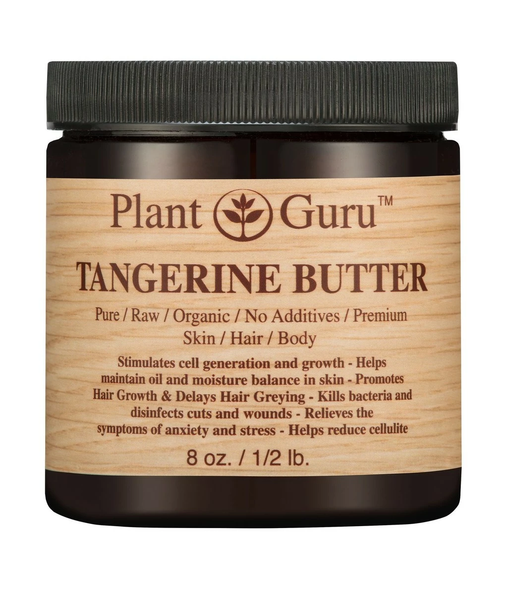Plant Guru Tangerine Body Butter 8 Oz. 100% Pure Raw Fresh Natural Cold Pressed. Skin Body And Hair Moisturizer, DIY Creams, Balms, Lotions, Soaps. 3 Plant Guru Tangerine Body Butter 8 Oz. 100% Pure Raw Fresh Natural Cold Pressed. Skin Body And Hair Moisturizer, DIY Creams, Balms, Lotions, Soaps.