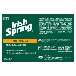 Irish Spring® Irish Spring Men's Deodorant Soap Bar, Original Scent - 3.7 Ounces (24 Count) -Moisturizers Sales fy5durht231tlveehml13xrzwf21