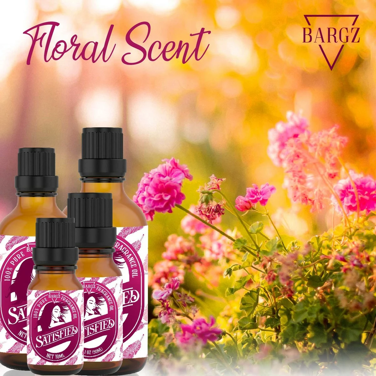 Bargz Satisfied Fragrance Oil For Women - Premium Grade Perfume Oil, Sweet Floral Scent Essential Oils In Glass Amber Bottle (FLAT CAP, 10 ML) 8 Bargz Satisfied Fragrance Oil For Women - Premium Grade Perfume Oil, Sweet Floral Scent Essential Oils In Glass Amber Bottle (FLAT CAP, 10 ML) - Image 6