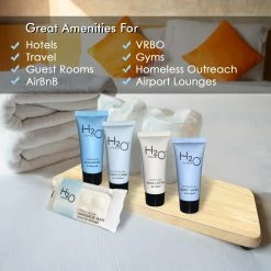 Hotel Size Toiletries Set | H2O Therapy All-In-Kit Amenities For Hotels, Airbnb & Rentals | .85 Oz Hotel Shampoo & Conditioner, Body Wash, Body Lotion & 1 Oz Bar Soap | 75 Piece Travel Kit 9 Hotel Size Toiletries Set | H2O Therapy All-In-Kit Amenities For Hotels, Airbnb & Rentals | .85 Oz Hotel Shampoo & Conditioner, Body Wash, Body Lotion & 1 Oz Bar Soap | 75 Piece Travel Kit -Moisturizers Sales g6biypsptu0ur9s9znzhiaq74719