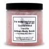 The Soap Exchange Sugar Body Scrub - Sandalwood Vanilla Scent - Hand Crafted 16 Fl Oz / 480 Ml Natural Artisan Skin Care, Shea Butter, Exfoliate, Moisturize, & Protect. Made In The USA.