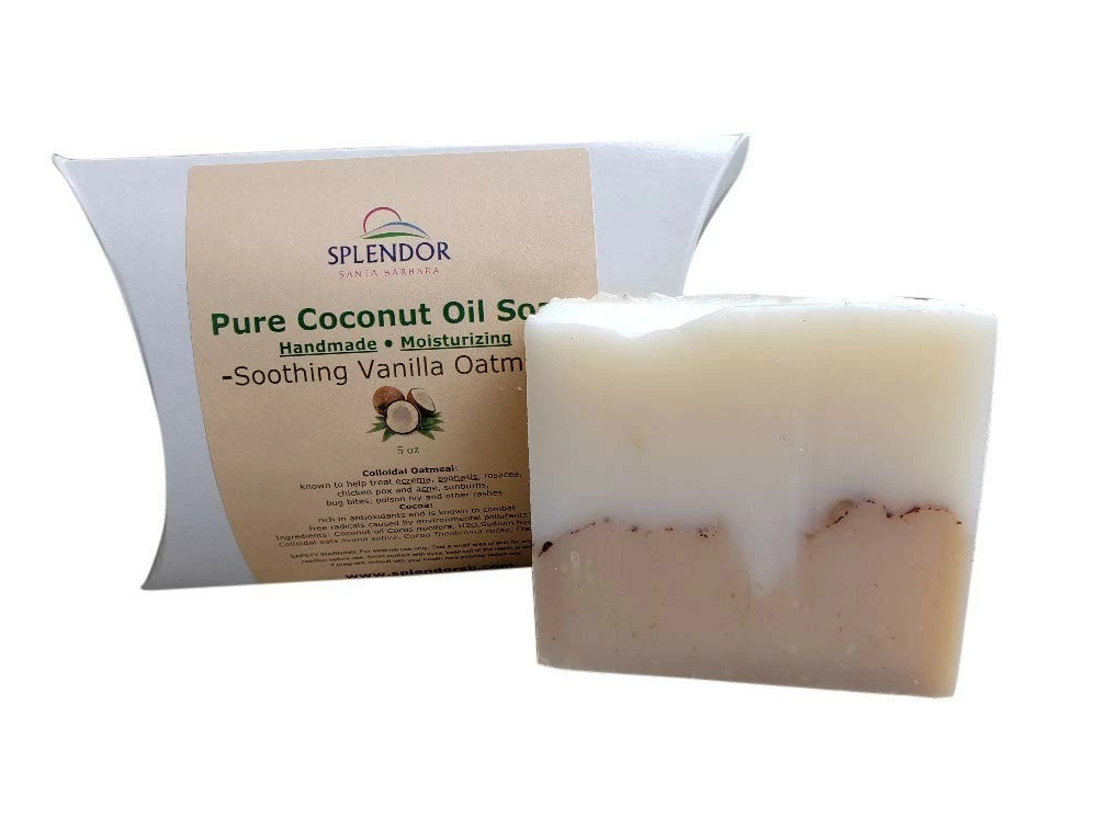 Splendor Santa Barbara Splendor Soothing Vanilla Oatmeal Moisturizing Soap 5 Ounce 3 Splendor Santa Barbara Splendor Soothing Vanilla Oatmeal Moisturizing Soap 5 Ounce