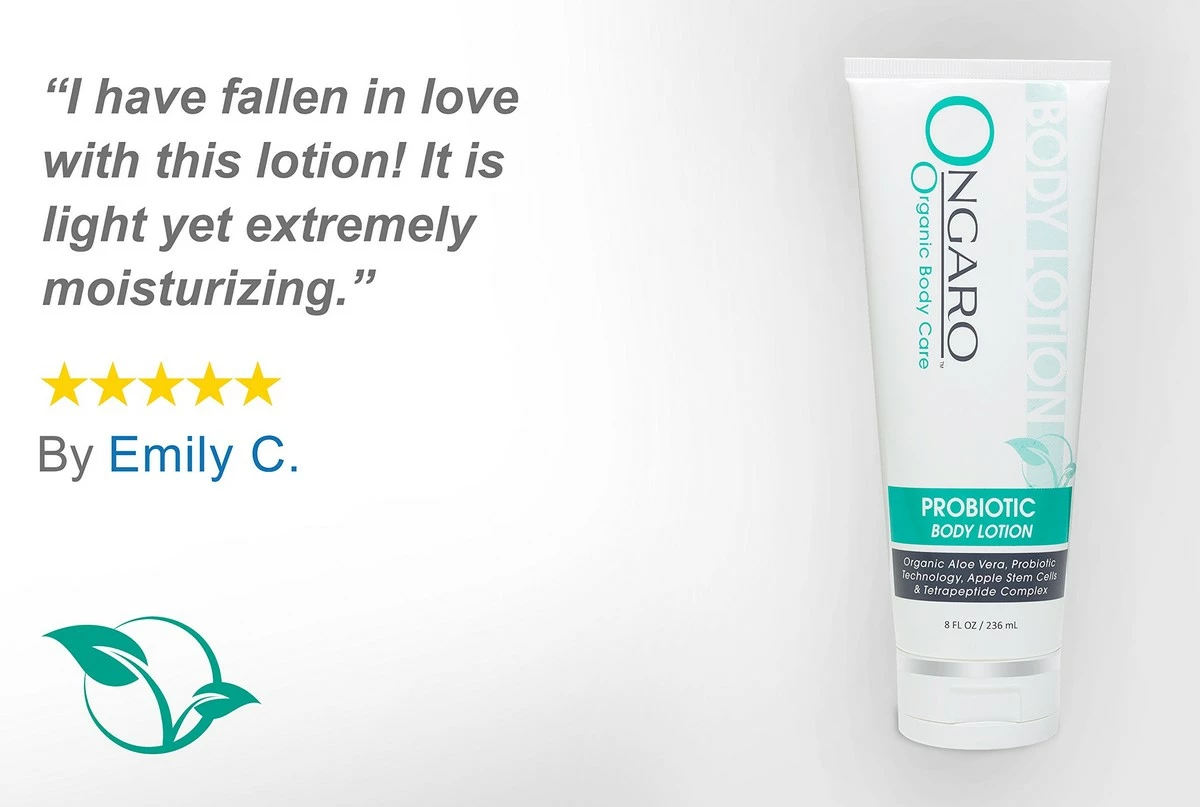 Ongaro Beauty Pro-Care Ongaro Beauty Body Lotion; Organic Body Moisturizer Hydrates & Nourishes Dry Skin With Chamomile, Shea Butter, Aloe Vera & Vitamins C &E 7 Ongaro Beauty Pro-Care Ongaro Beauty Body Lotion; Organic Body Moisturizer Hydrates & Nourishes Dry Skin With Chamomile, Shea Butter, Aloe Vera & Vitamins C &E - Image 5