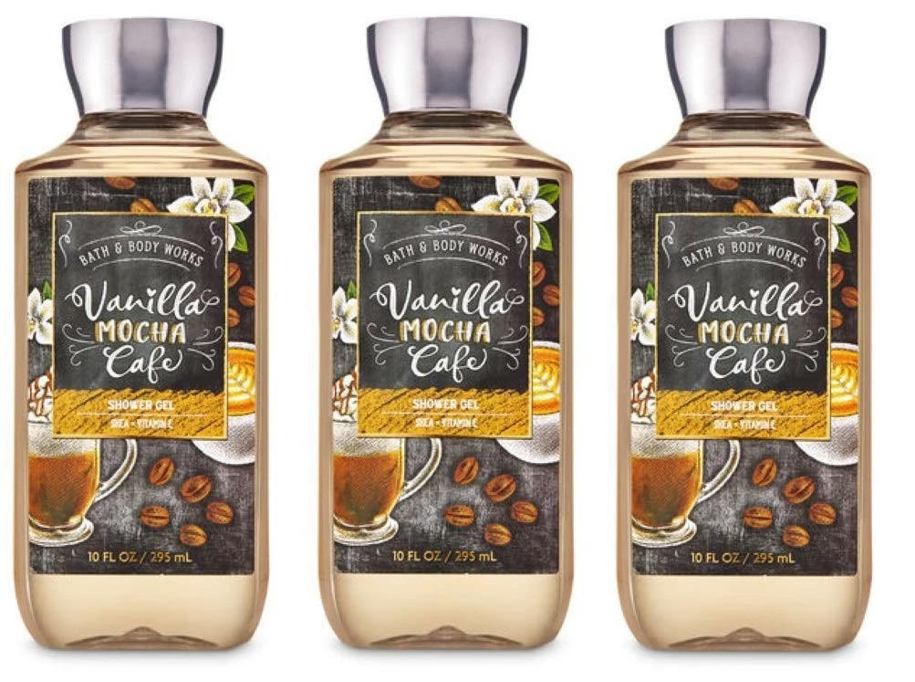 Bath & Body Works Bath And Body Works Vanilla Mocha Cafe - Lot Of 3 Shower Gel Full Size 3 Bath & Body Works Bath And Body Works Vanilla Mocha Cafe - Lot Of 3 Shower Gel Full Size
