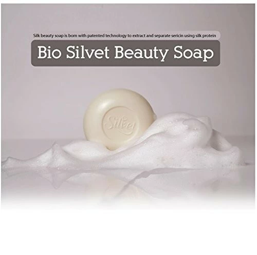 Silvet Sensitive Skin Body Wash Face Bar Soap Natural Extract Contain Silk Protein, Sericin, Chitosan, Jojoba Oil, Squalene Aloe Vera, Natural Vegetable Raw Material (Pack Of 3) 6 Silvet Sensitive Skin Body Wash Face Bar Soap Natural Extract Contain Silk Protein, Sericin, Chitosan, Jojoba Oil, Squalene Aloe Vera, Natural Vegetable Raw Material (Pack Of 3) - Image 4