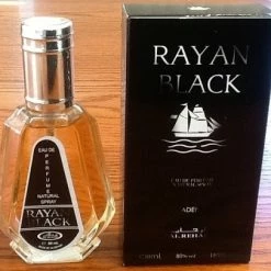 Rayan Black - Al-Rehab Eau De Natural Perfume Spray - 50 Ml (1.65 Fl. Oz)