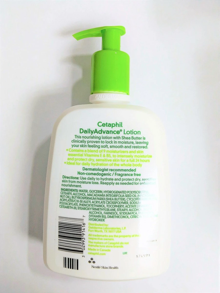 Cetaphil DailyAdvance Ultra Hydrating Lotion For Dry/Sensitive Skin 16 Oz ( Pack Of 3) 4 Cetaphil DailyAdvance Ultra Hydrating Lotion For Dry/Sensitive Skin 16 Oz ( Pack Of 3) - Image 2