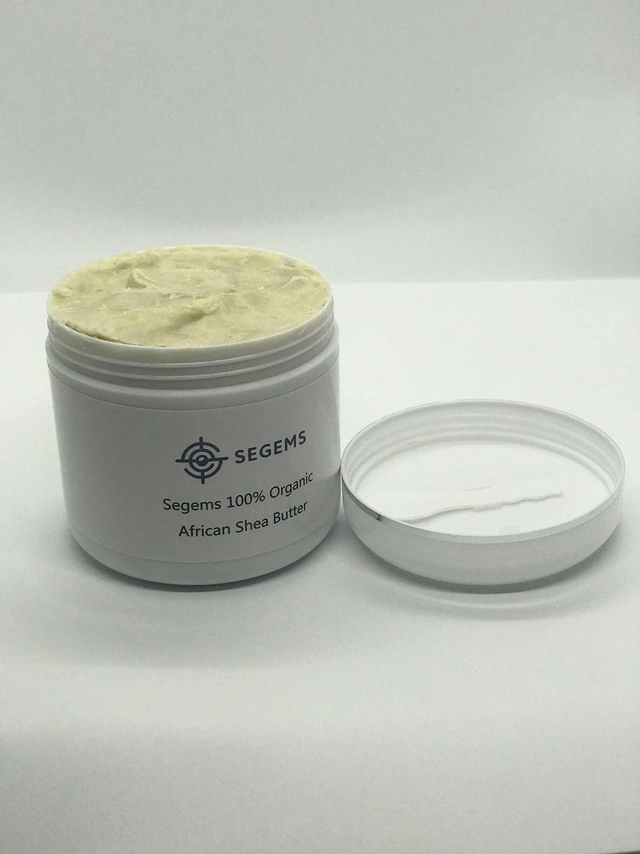 SEGEMS-Organic Unrefined Raw White SHEA Butter 100% Authentic 16oz 3 SEGEMS-Organic Unrefined Raw White SHEA Butter 100% Authentic 16oz