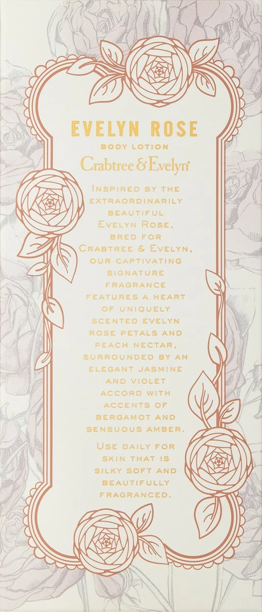 Crabtree & Evelyn Body Lotion, Evelyn Rose, 8.5 Fl Oz 5 Crabtree & Evelyn Body Lotion, Evelyn Rose, 8.5 Fl Oz - Image 3