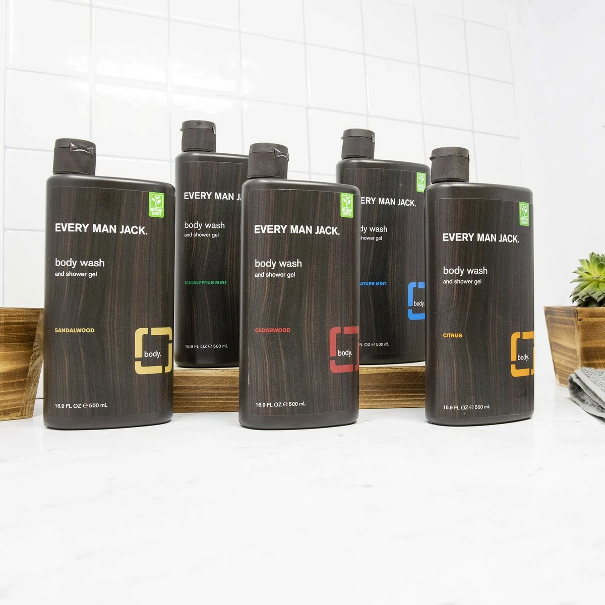 Everyman Every Man Jack Body Wash Shower Gel, Sandalwood, 16.9 Fl Oz (91297) 6 Everyman Every Man Jack Body Wash Shower Gel, Sandalwood, 16.9 Fl Oz (91297) - Image 4