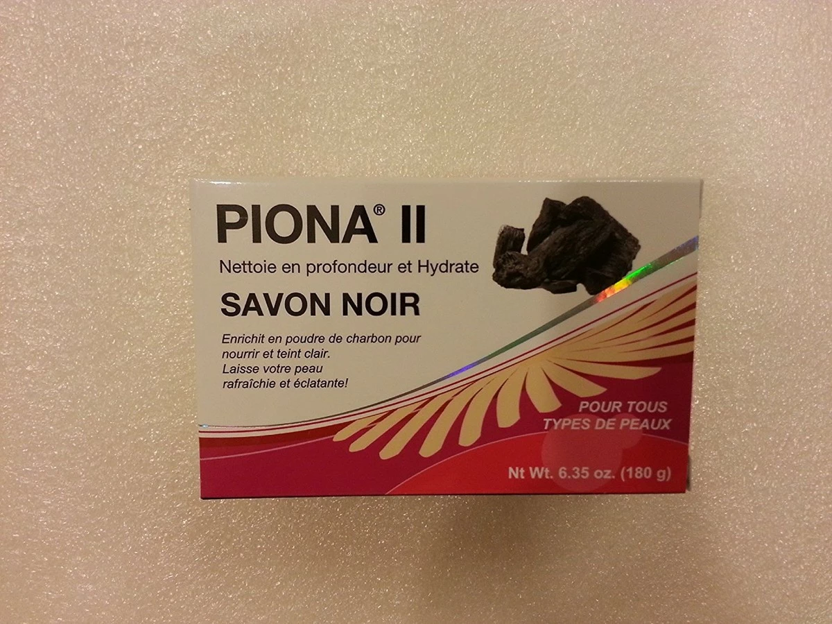 Piona II Deep Cleansing And Moisturizing Black Soap 6.35 Ounce - Enriched With Charcoal Powder - Clears Complexion And Leaves Skin Glowing 4 Piona II Deep Cleansing And Moisturizing Black Soap 6.35 Ounce - Enriched With Charcoal Powder - Clears Complexion And Leaves Skin Glowing - Image 2