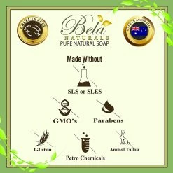BELA PURE NATURAL SOAPS AND ODOR ELIMINATING HOME FRAGRANCES Store Bela Bath & Beauty, Ocean Beach, Triple French Milled Moisturizing Soap Bars, No Harsh Ingredients, 3.5 Oz Each - 12 Pack -Moisturizers Sales h3noz4a9m51cx9lz4aczhg1otu99