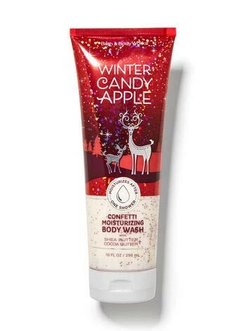 White Barn Bath And Body Works WINTER CANDY APPLE Confetti Moisturizing Body Wash 3 White Barn Bath And Body Works WINTER CANDY APPLE Confetti Moisturizing Body Wash