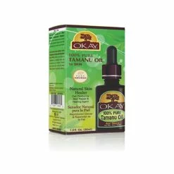 Okay Store OKAY | 100% Pure Tamanu Oil | Natural Skin Healer | Easily Absorbed | Cell Producing Skin Repair | Free Of Silicone & Paraben | 1 Oz